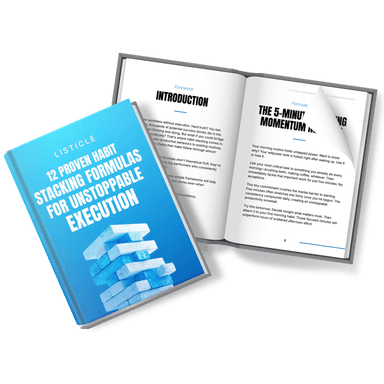 12 Proven Habit Stacking Formulas for Unstoppable Execution