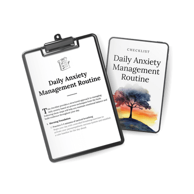 Daily Anxiety Management Routine